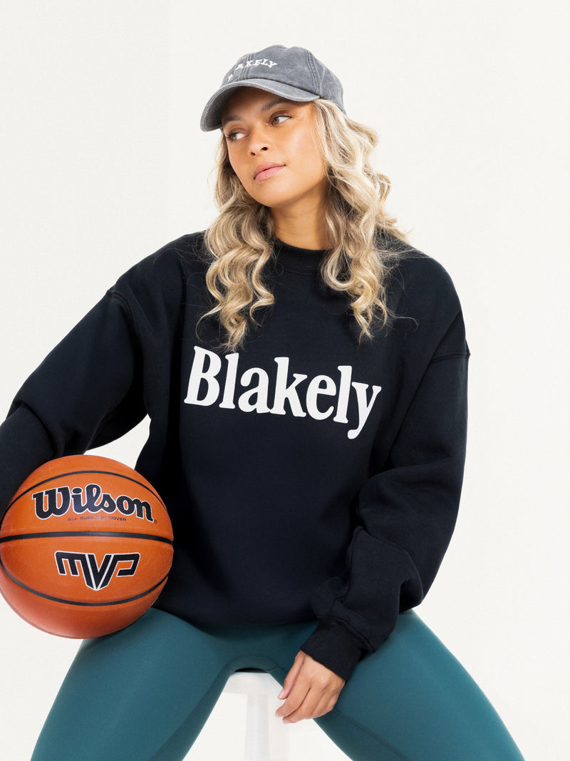 Jada Oversized Sweater - Black