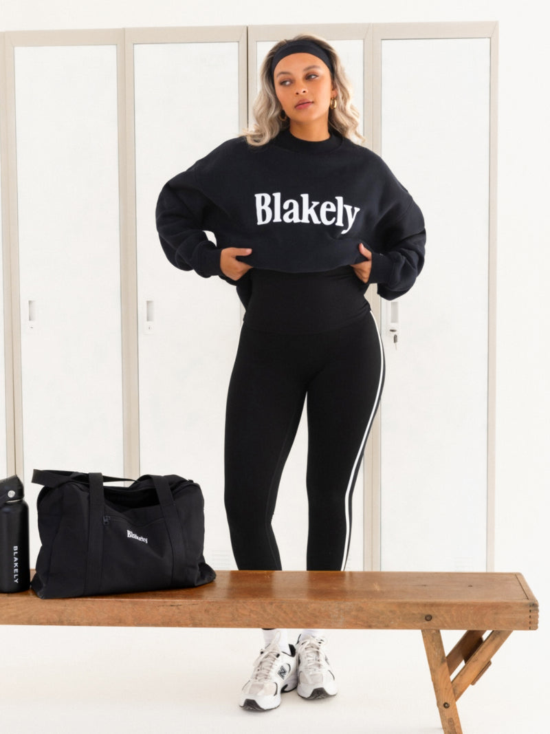 Jada Oversized Sweater - Black