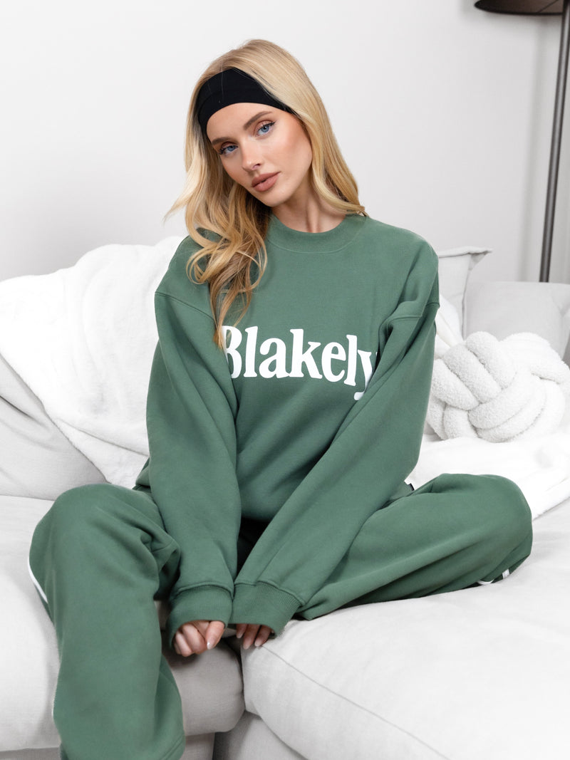 Jada Oversized Sweater - Vintage Green