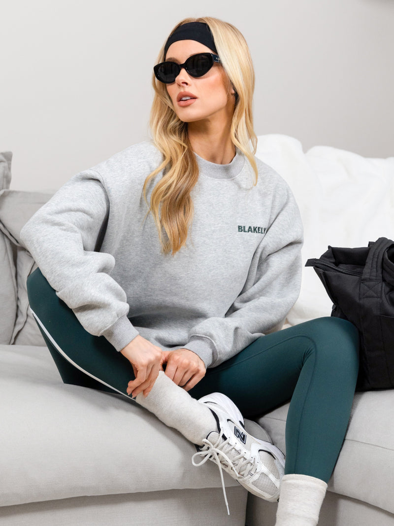 Naomi Oversized Sweater - Marl Grey