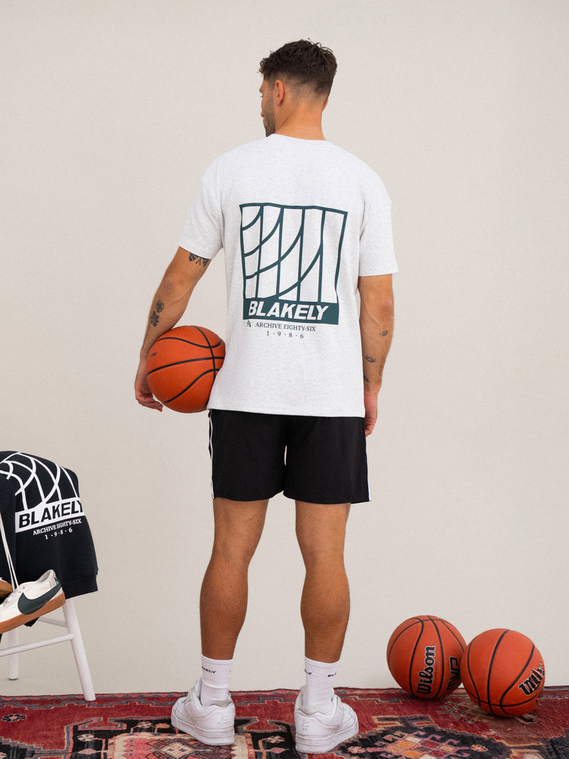 Odell Relaxed T-Shirt - Marl Grey