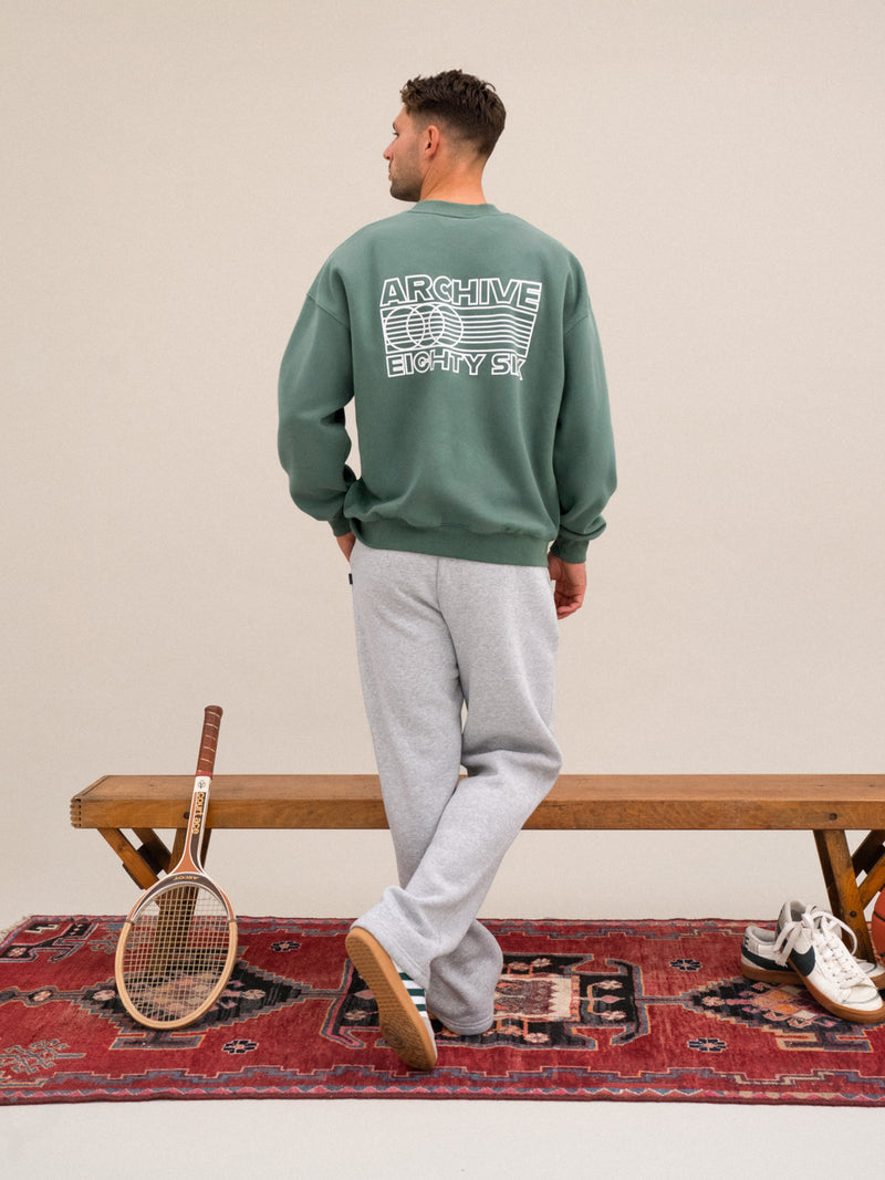 Jordan Relaxed Sweater - Vintage Green
