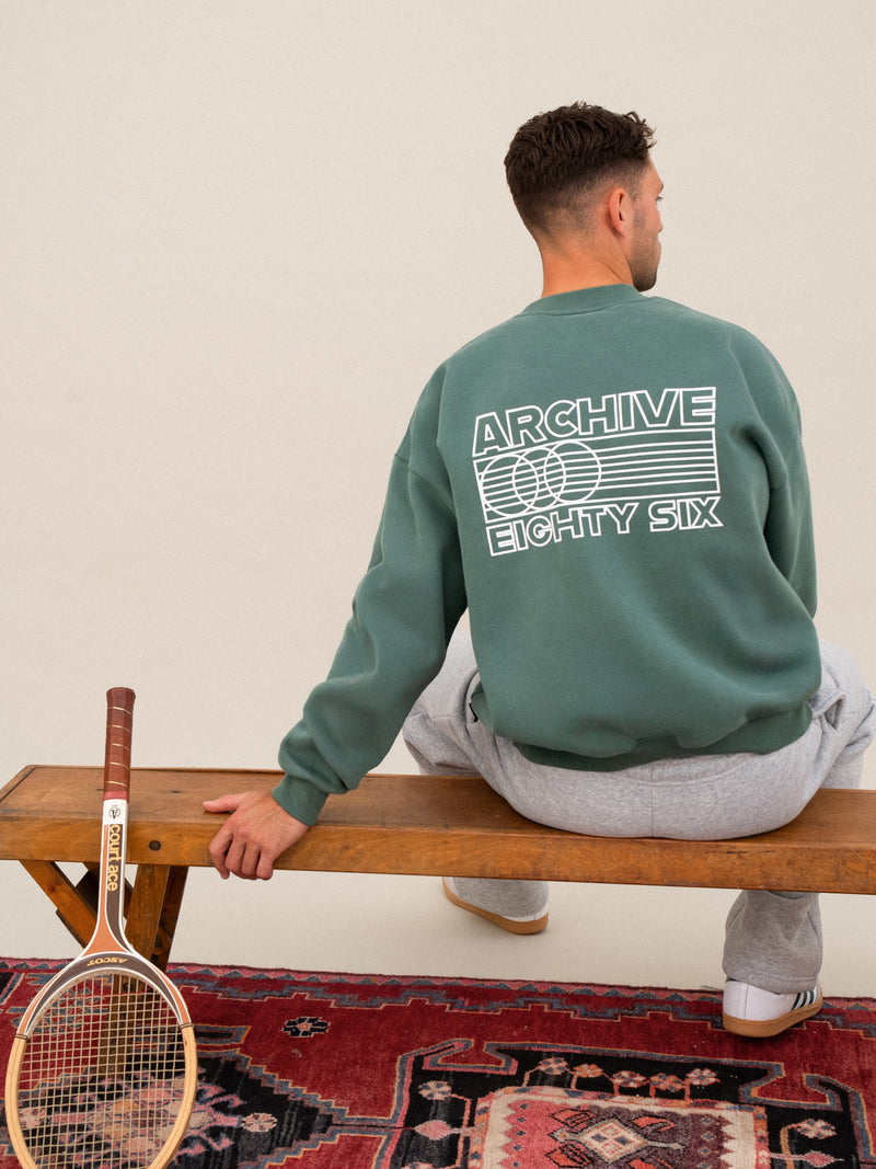 Jordan Relaxed Sweater - Vintage Green