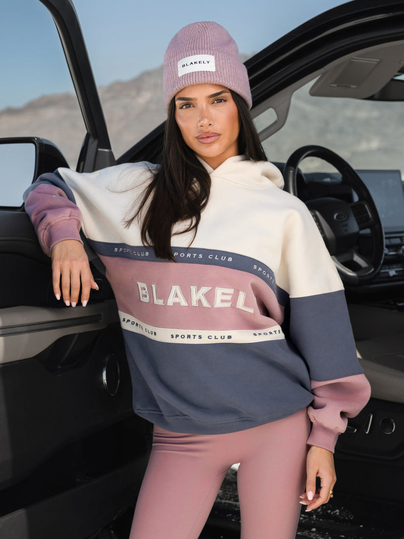 Alpine Oversized Hoodie - Dusty Pink