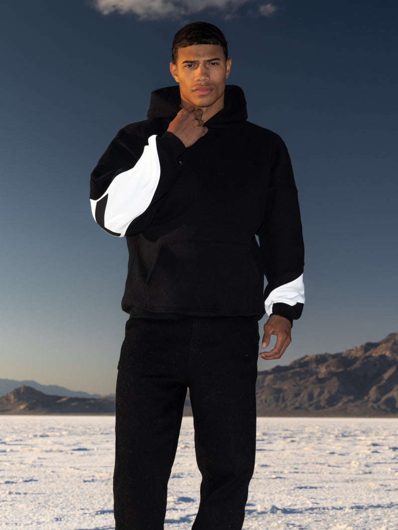 Caleb Relaxed Hoodie - Black