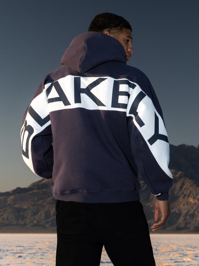 Caleb Relaxed Hoodie - True Navy