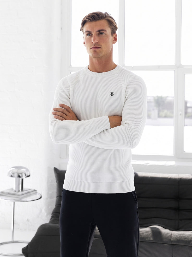 Oxley Knit Jumper - White