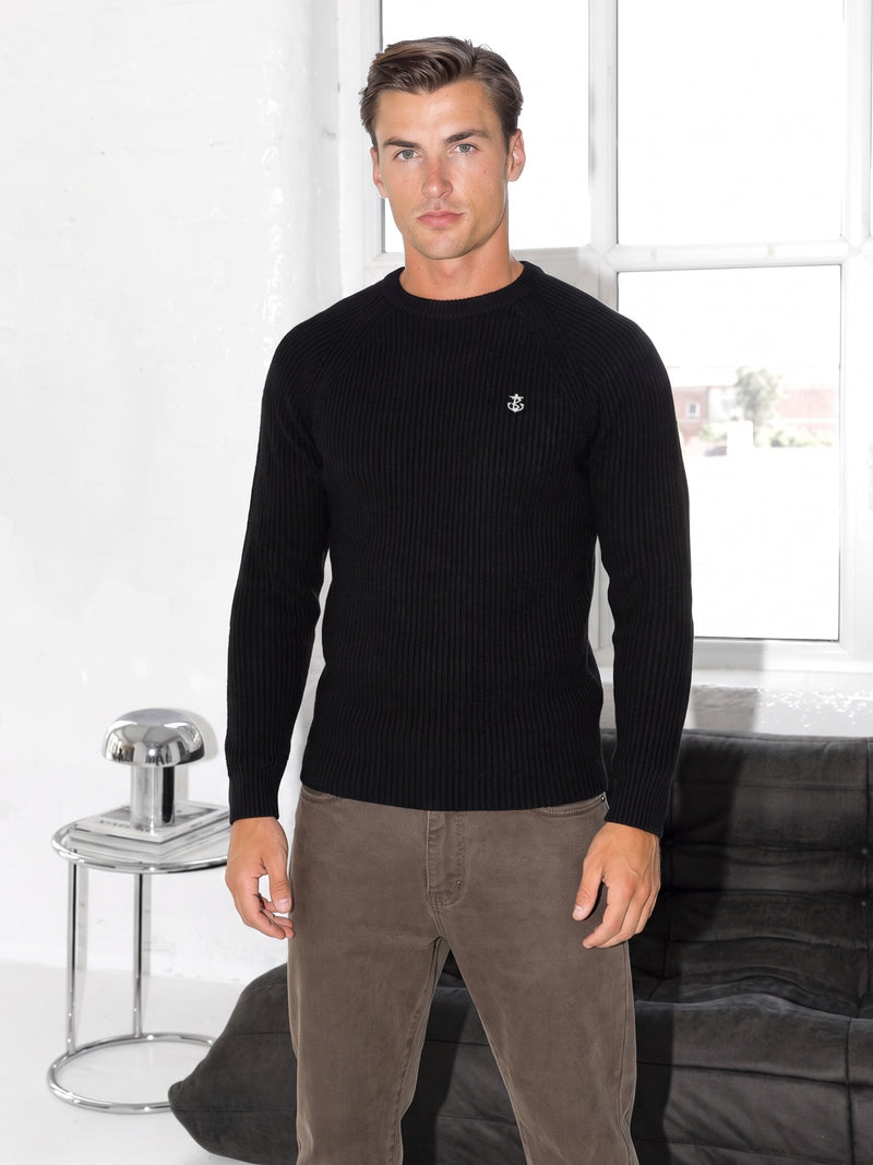 Oxley Knit Jumper - Black