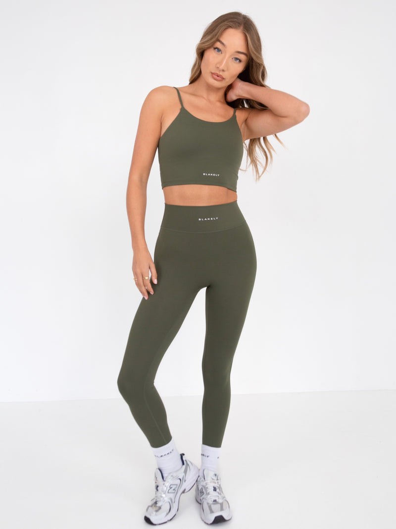 Ultimate Sculpt Bra - Khaki Green