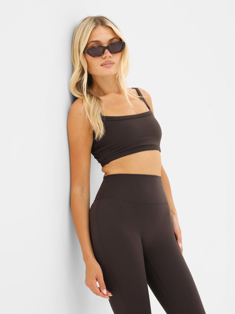 Ultimate Sports Bra - Chocolate Brown