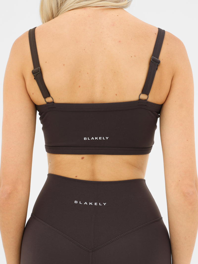 Ultimate Sports Bra - Chocolate Brown