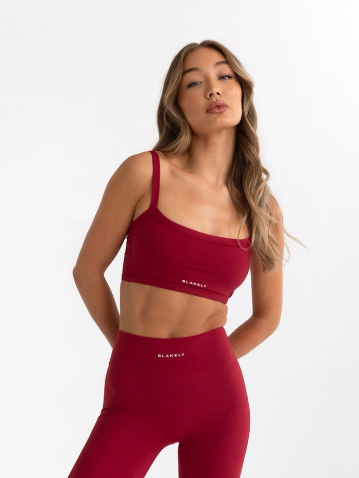 Studio Active Bra - Cherry Red