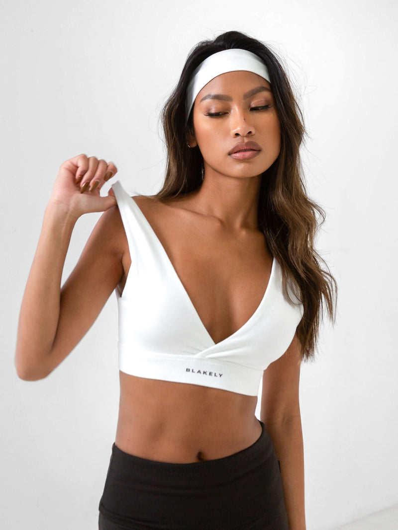 Reform Triangle Bra - White