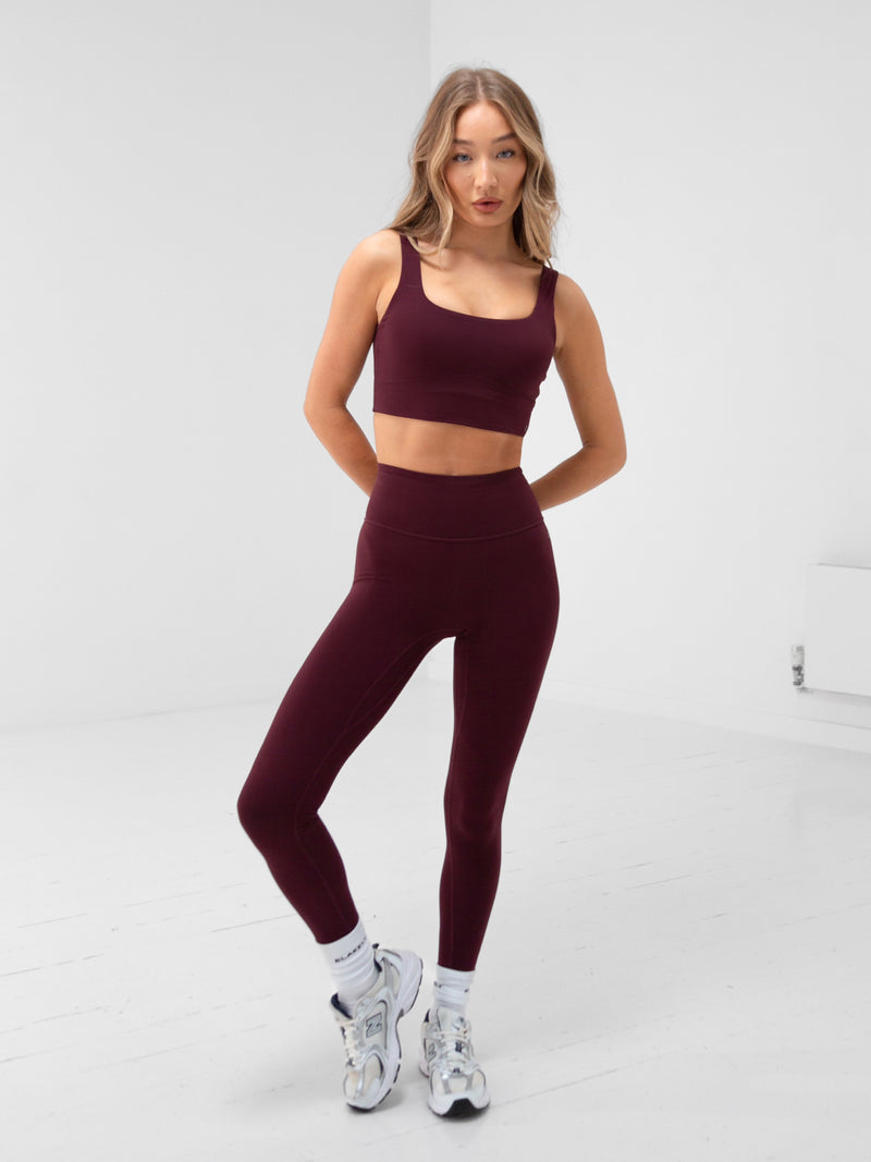 Apex Pro Sports Bra - Deep Burgundy