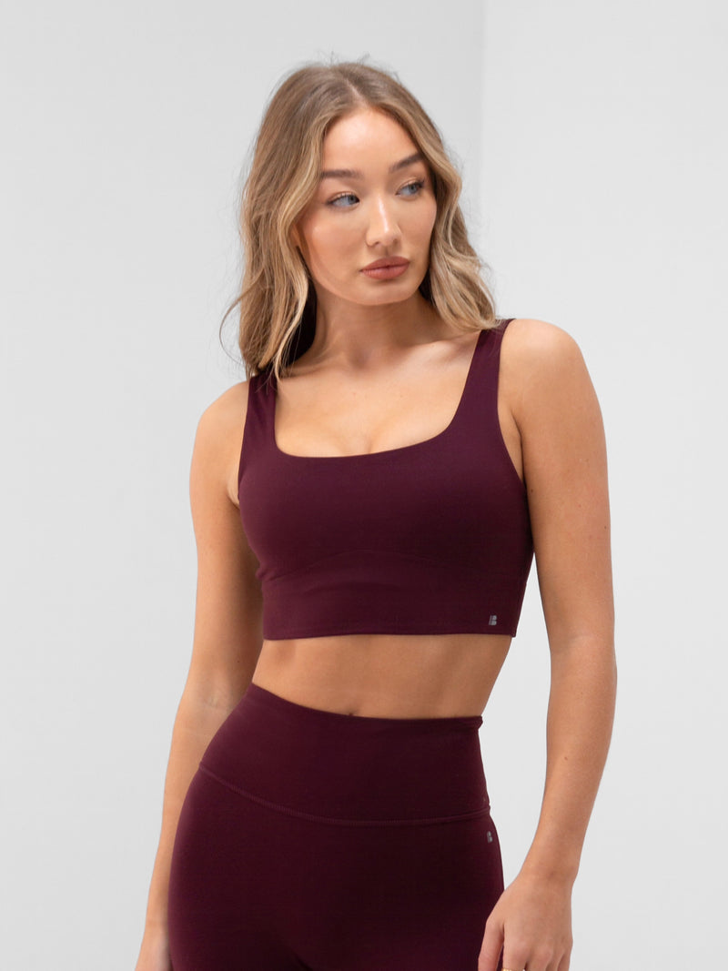 Apex Pro Sports Bra - Deep Burgundy