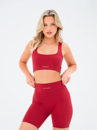 Ultimate Reversible Bra - Cherry Red