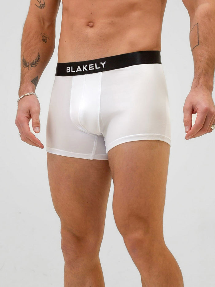 Blakely Boxers - White 3 Pack