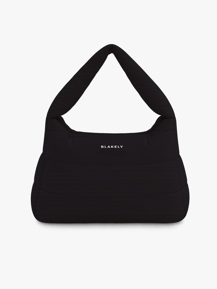 Quilted Puffer Bag - Black