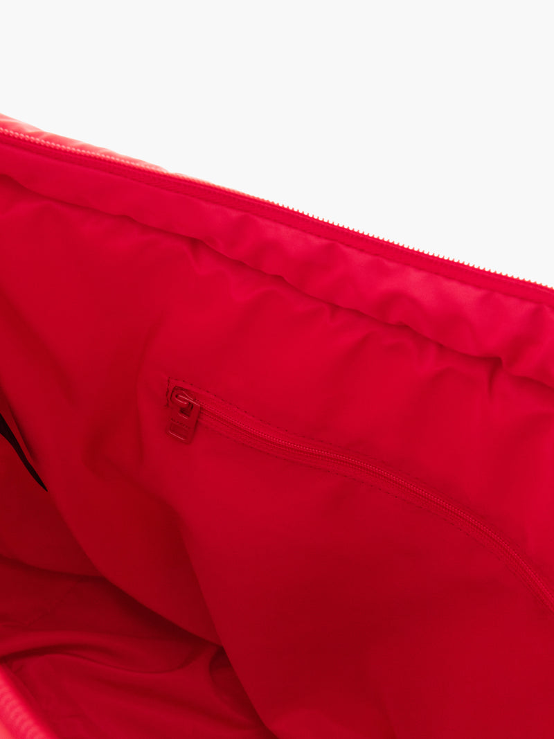 Quilted Puffer Bag - Red