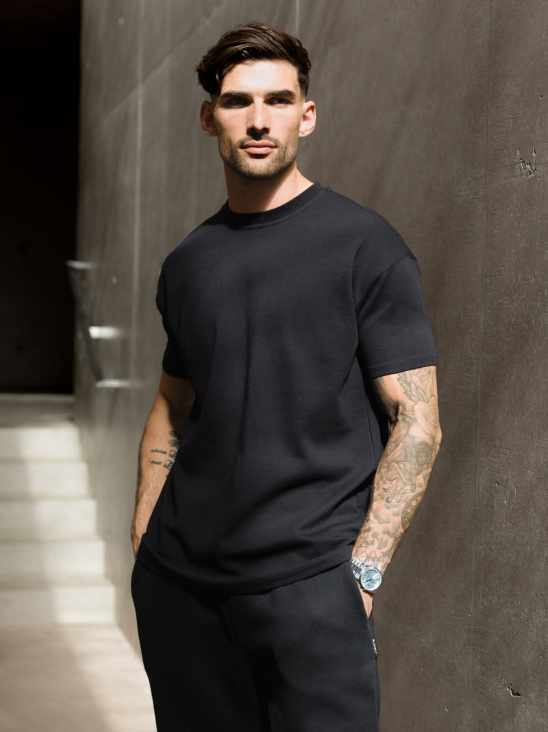 Blakely Basic Relaxed T-Shirt - Black