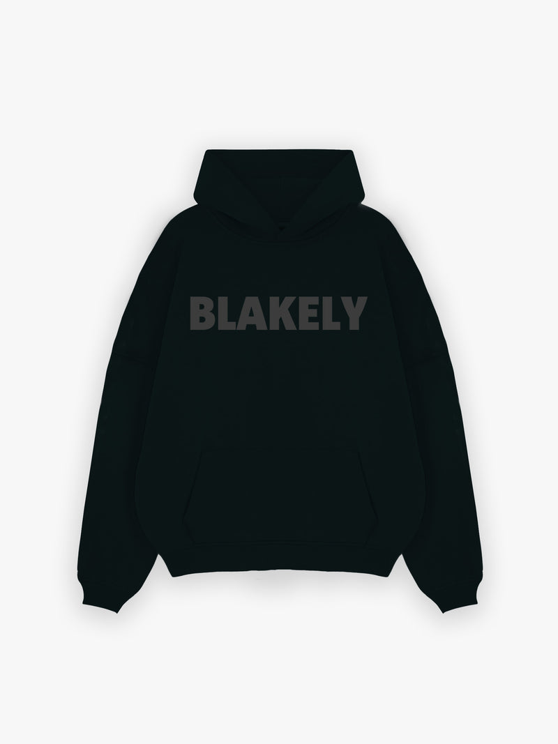 Studio Relaxed Hoodie - Tonal Black