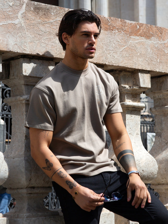 Milano Relaxed T-Shirt - Light Brown