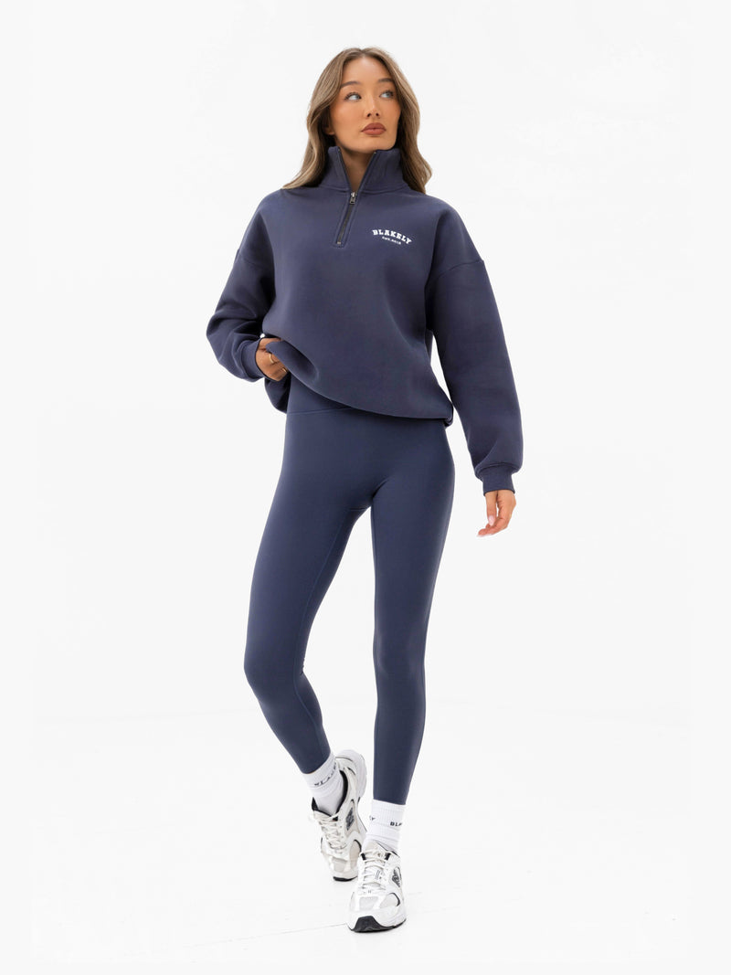 Heritage 1/4 Zip Sweater - True Navy