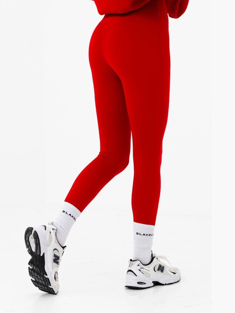 Ultimate Active Leggings - Chili Red