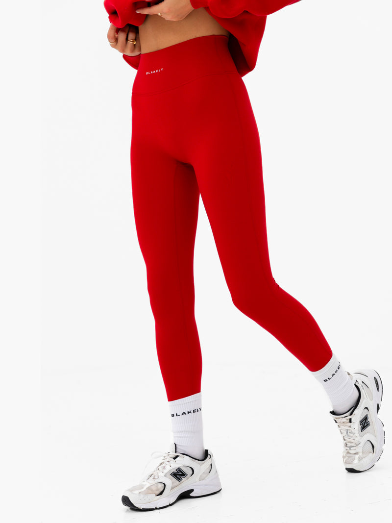 Ultimate Active Leggings - Chili Red