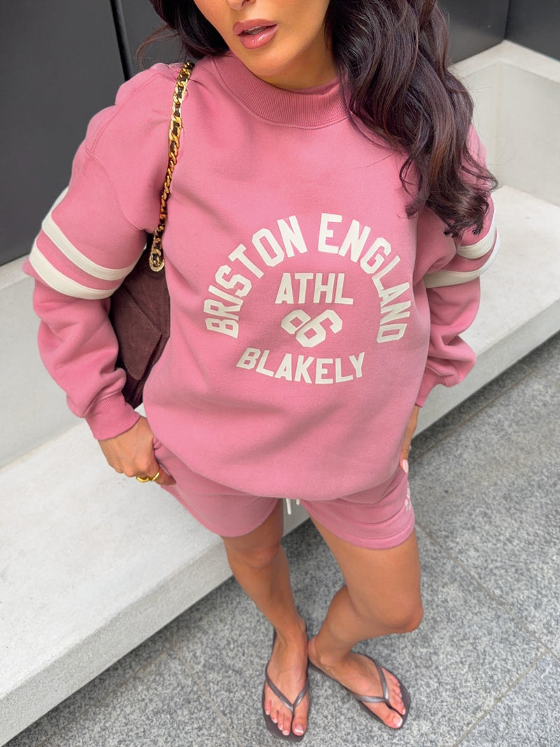 Briston Oversized Sweater - Warm Rose