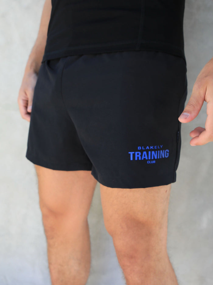 Training Sprint Shorts - Black & Blue