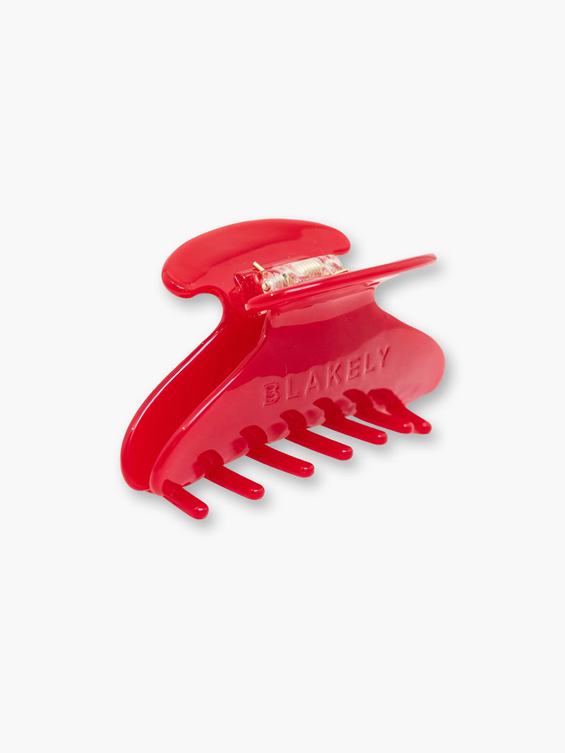 Blakely Claw Clip - Red
