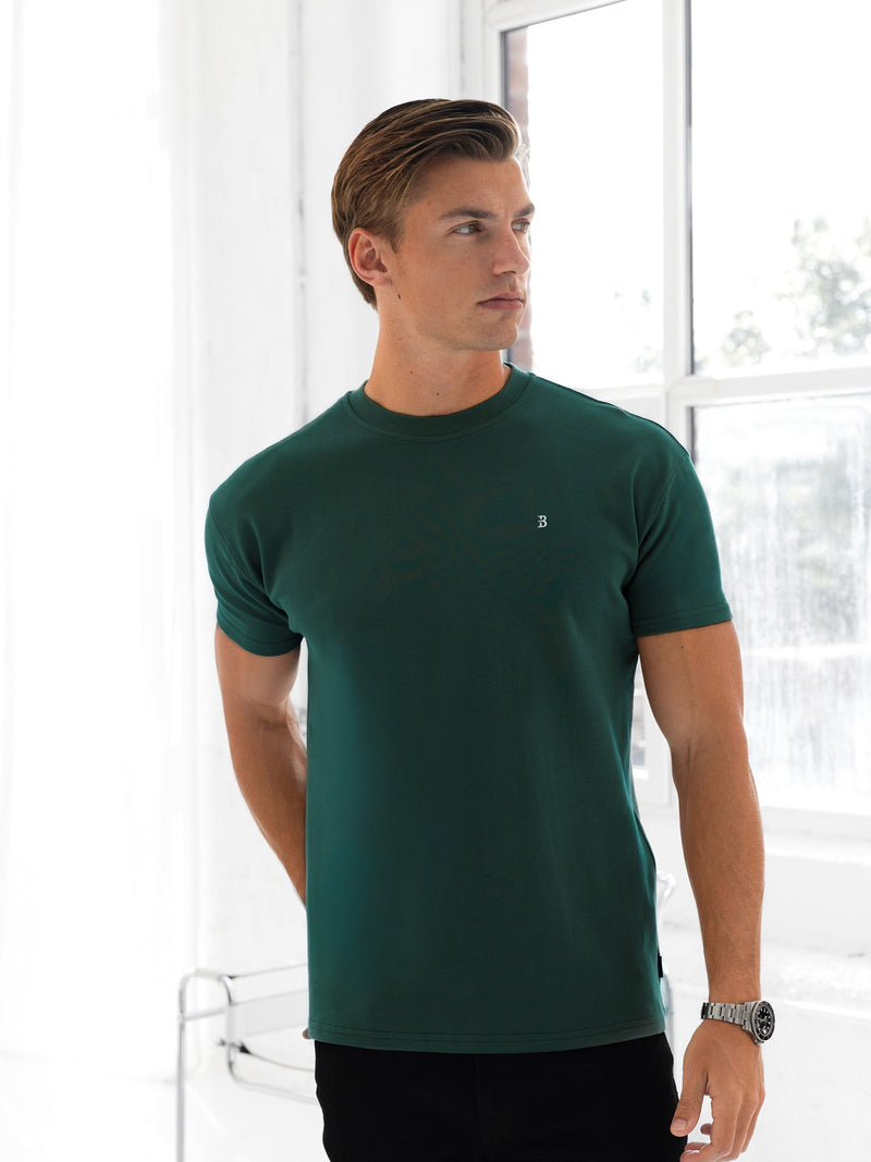 Conrad Relaxed Anchor T-Shirt - Forest Green