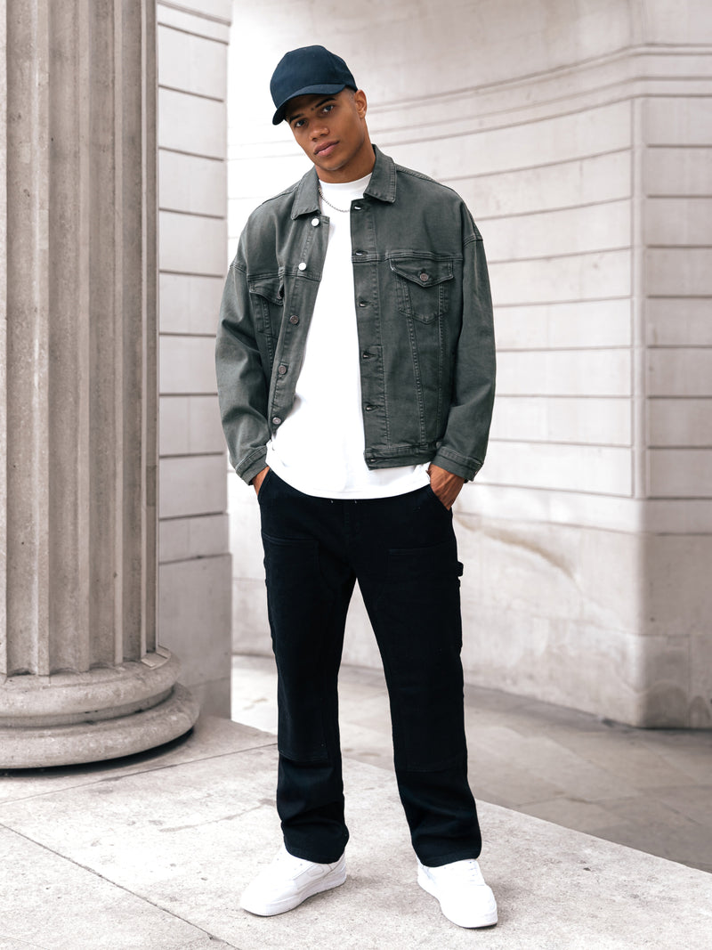Buy Blakely Mens Olive Green Denim Trucker Jacket | Free delivery on orders over $199 Blakely Clothing US Buy Blakely Mens Olive Green Denim Trucker Jacket | Free delivery on orders over $199 Blakely Clothing US