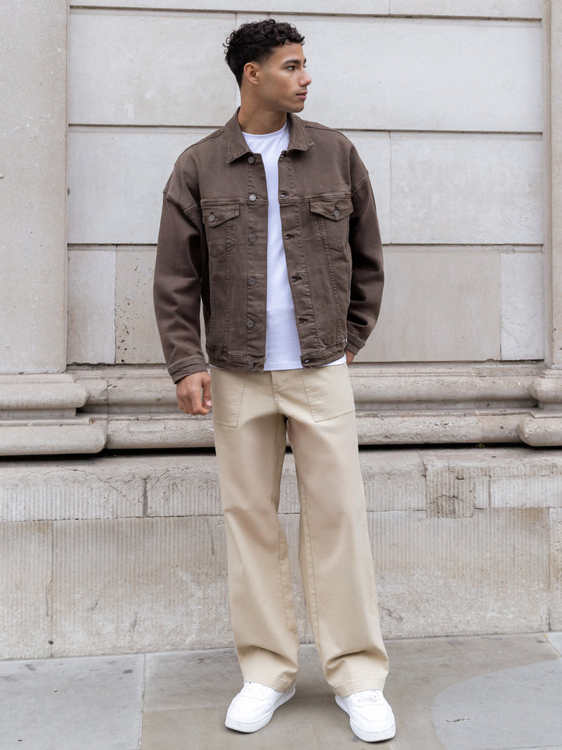Vol.23 Straight Leg Jeans - Tan