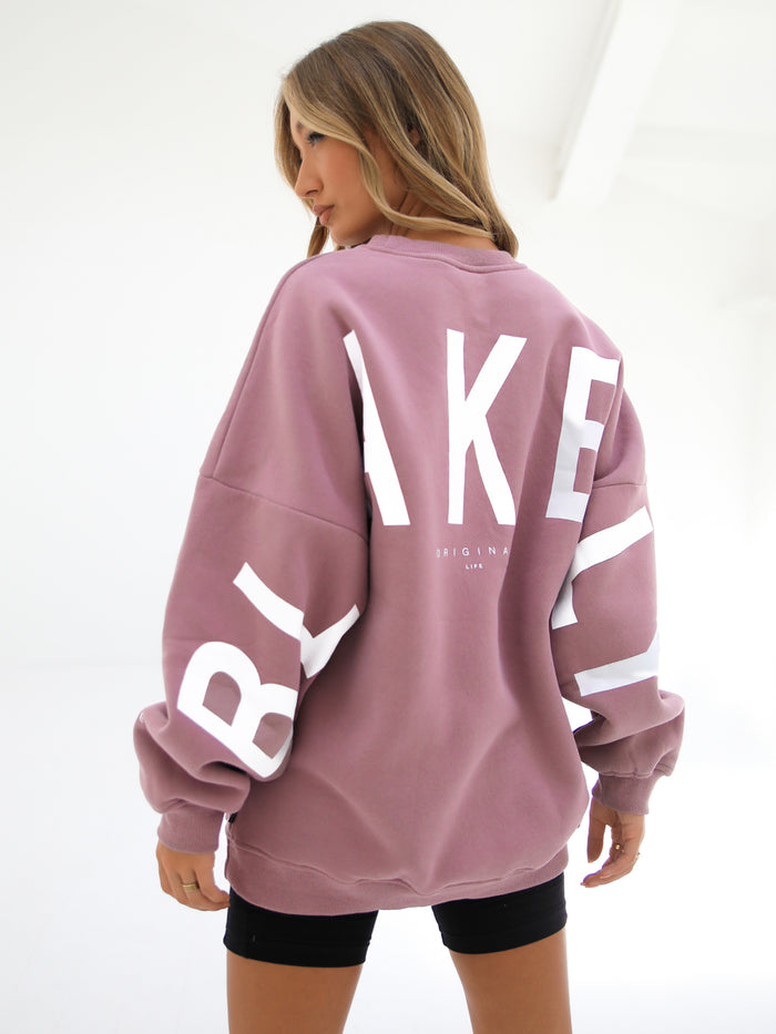 Isabel Oversized Sweater - Dusty Pink