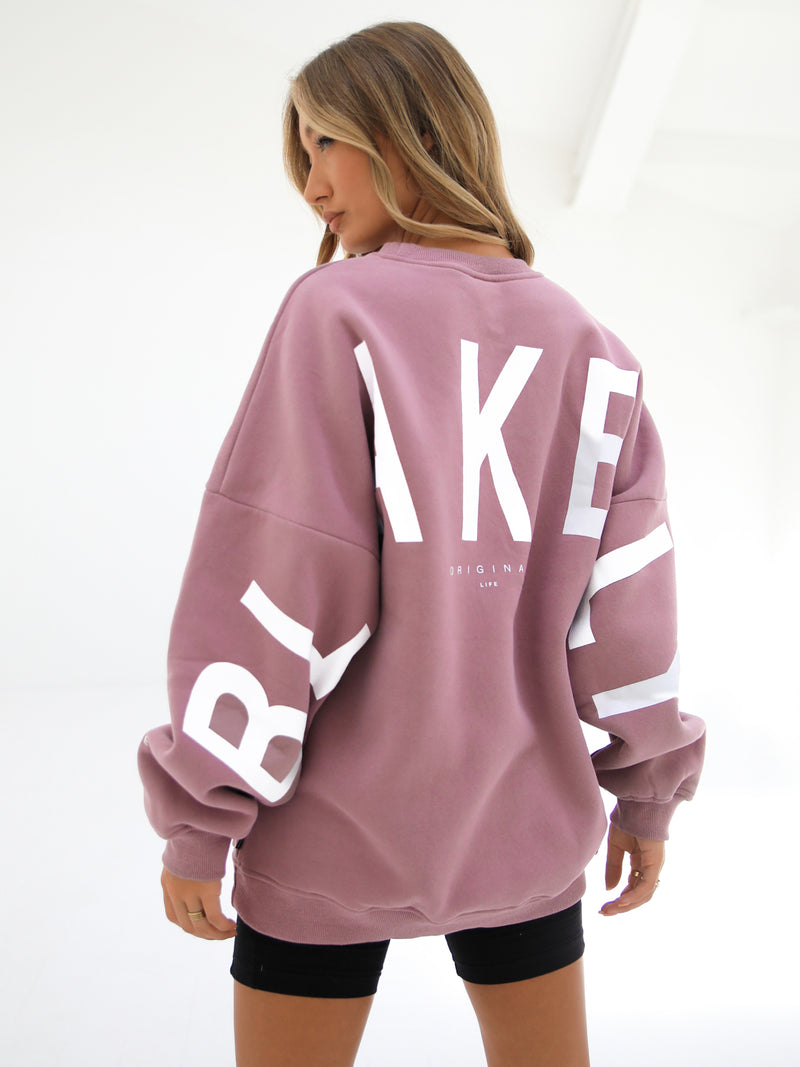 Isabel Oversized Sweater - Dusty Pink