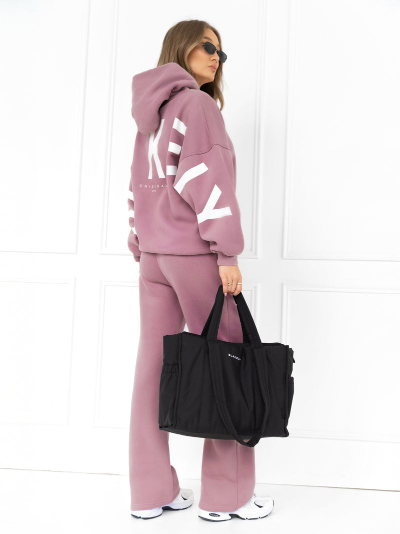 Isabel Wide Leg Sweatpants - Dusty Pink