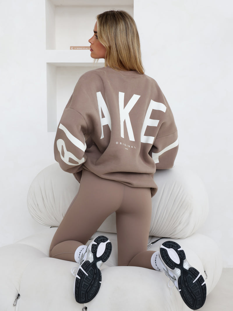 Isabel Oversized Sweater - Soft Brown