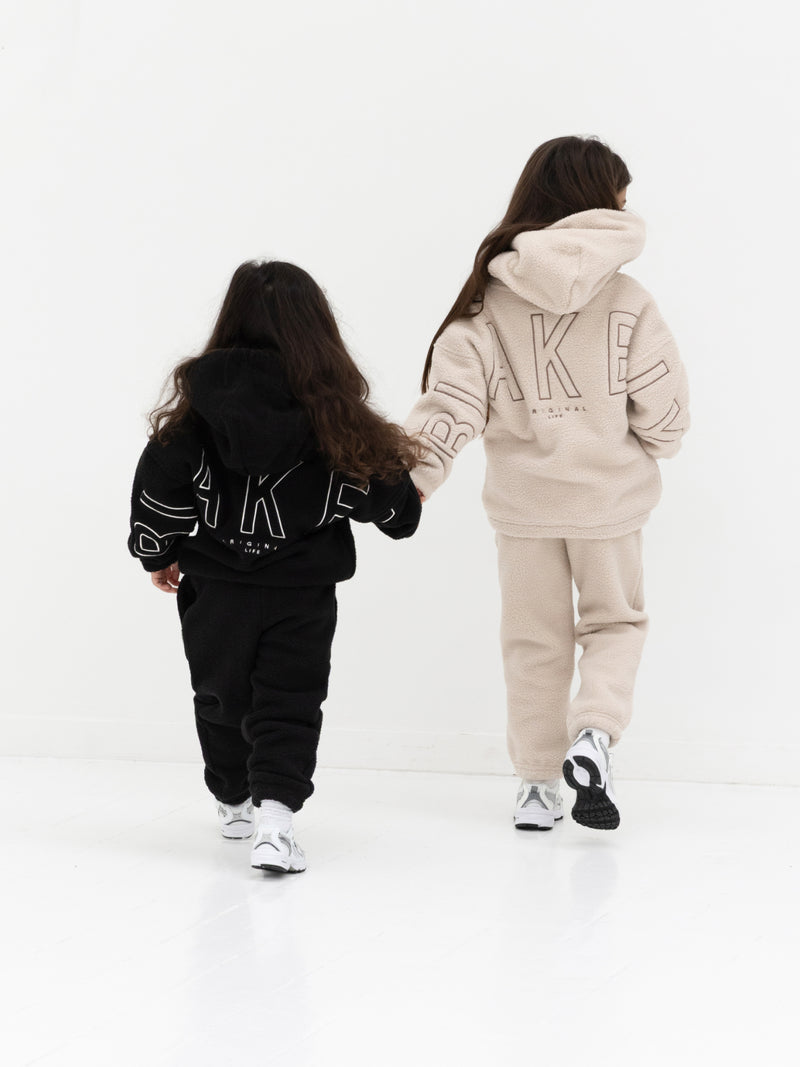 Mini Blakely Borg Sweatpants - Tan