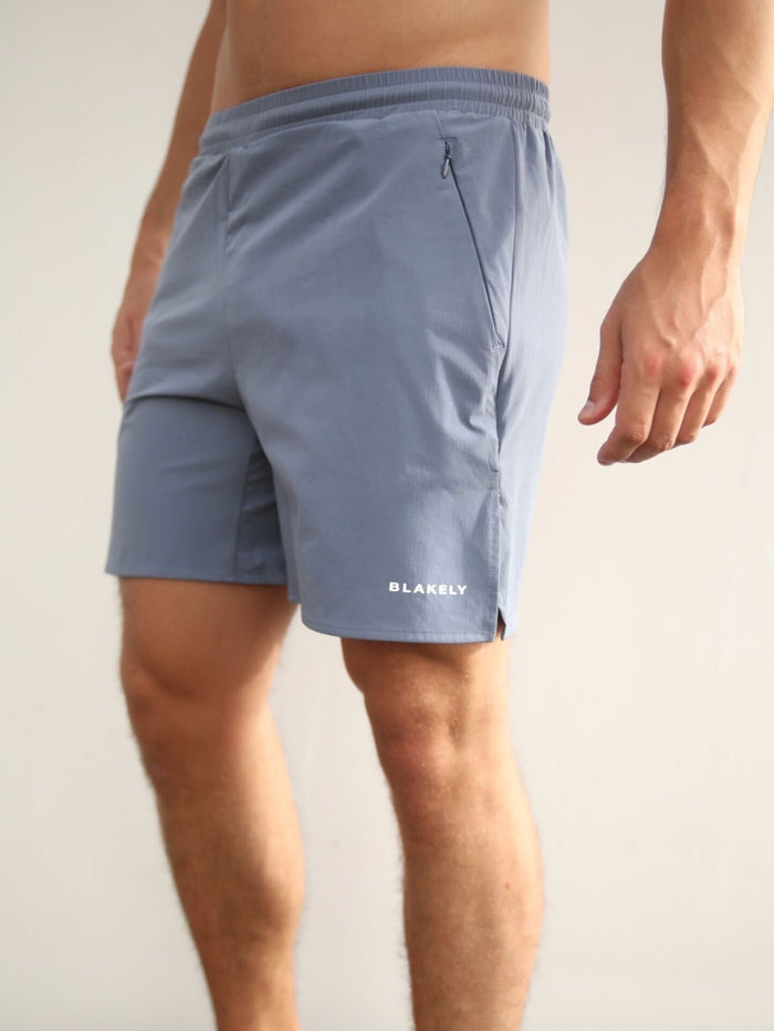 Blakely Track Shorts - Light Blue