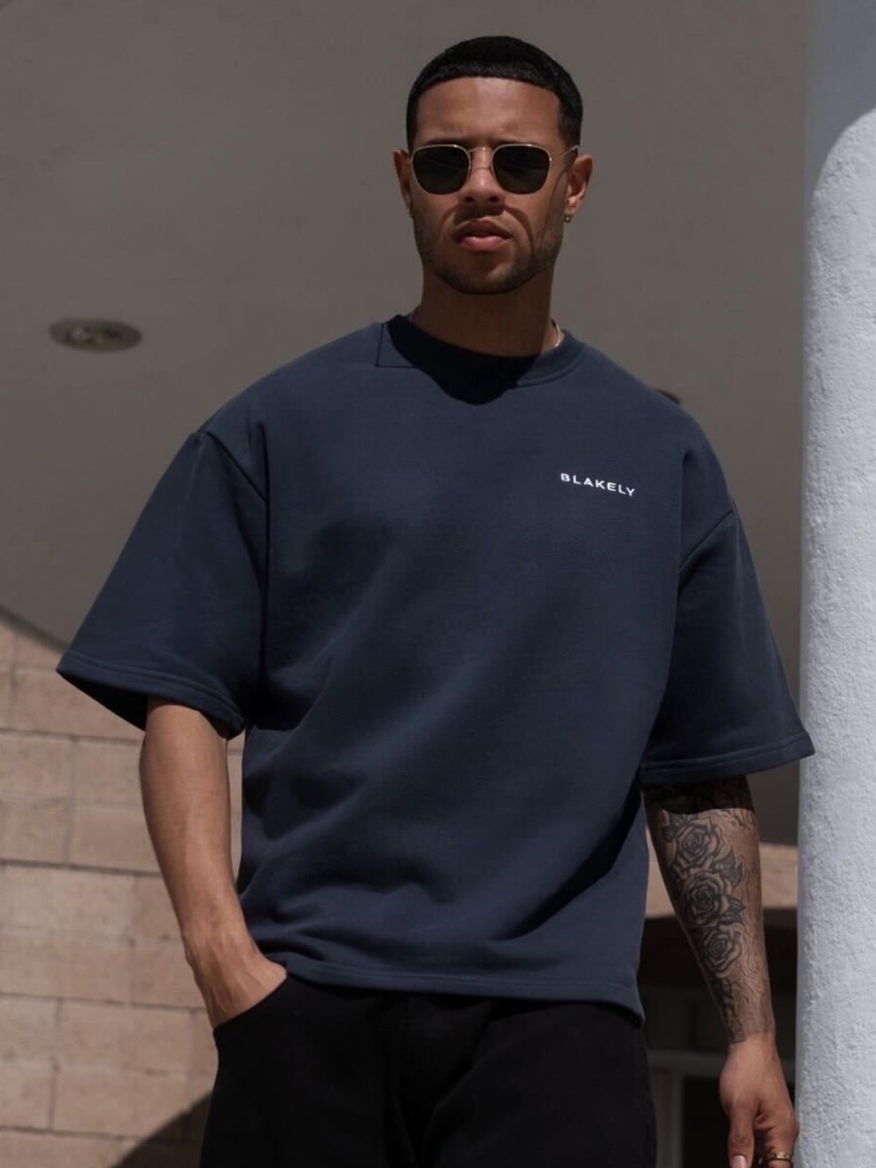 Buy Blakely Mens Blue Kato Jumper Free delivery on orders over 199