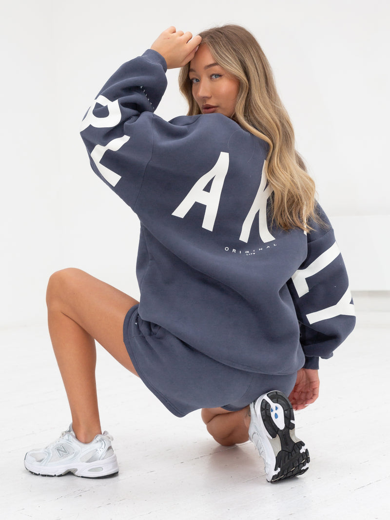 Isabel Oversized Sweater - Blue