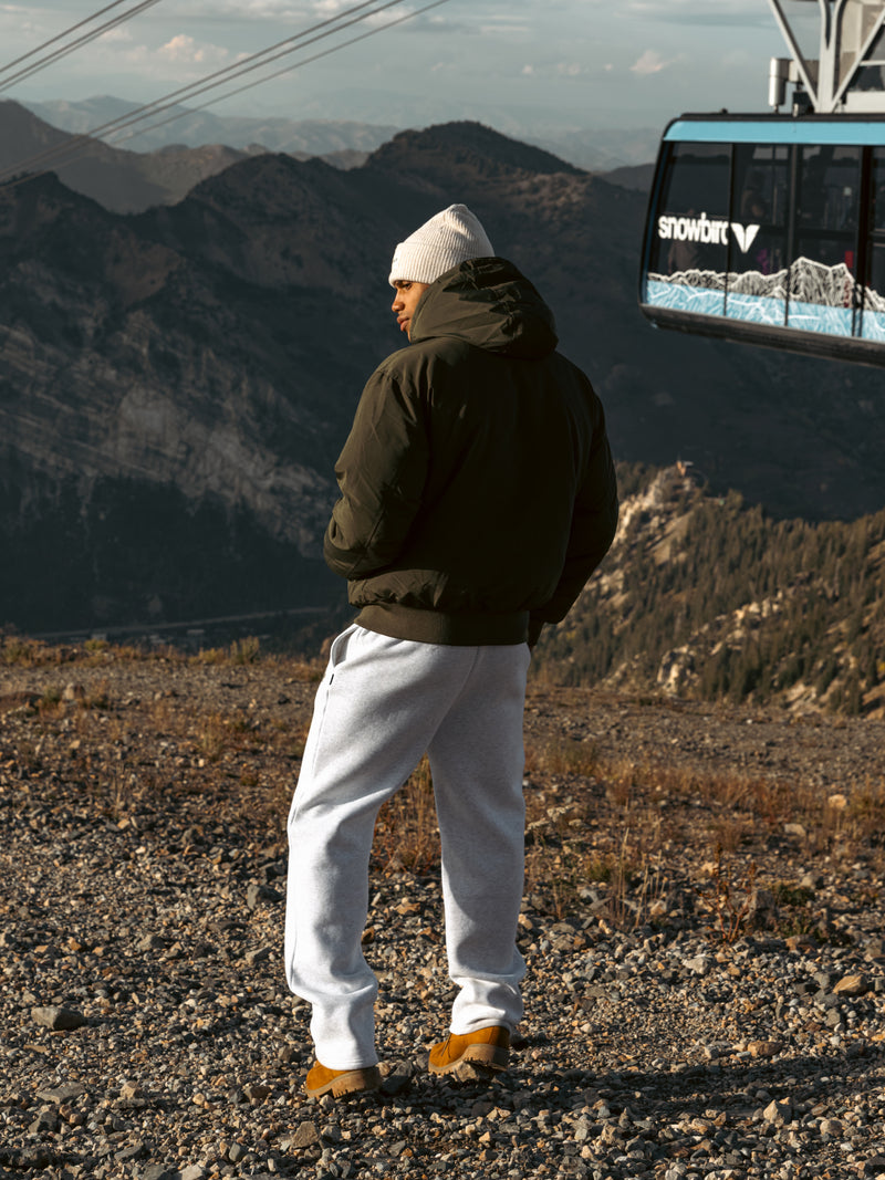 Layton Hooded Jacket - Khaki Green
