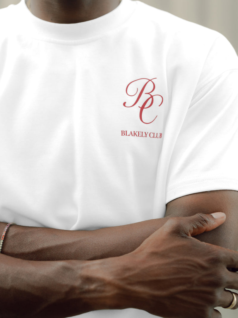 Blakely Club Relaxed T-Shirt - Flat White