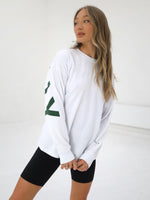 Isabel Long Sleeve T-Shirt - White