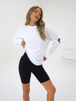 Isabel Long Sleeve T-Shirt - White