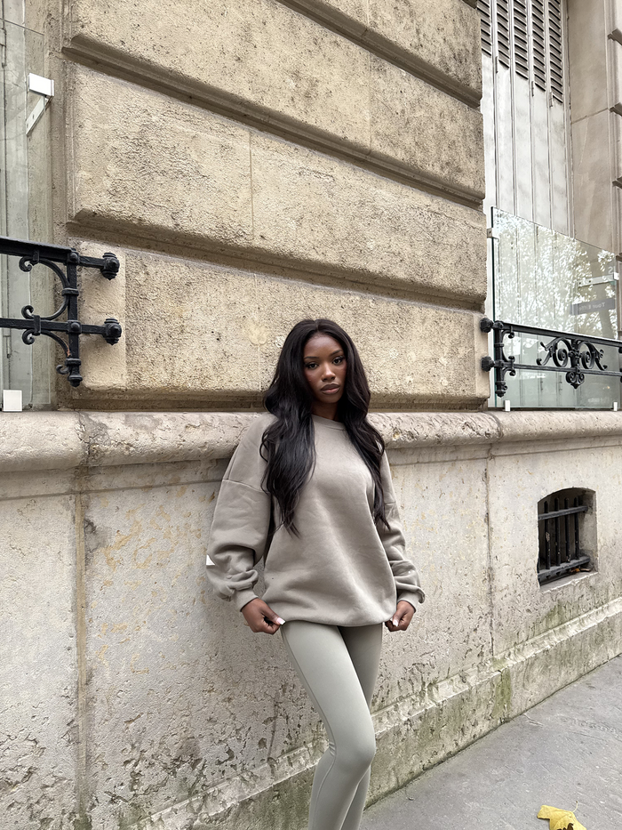Buy Blakely Safari Green Isabel Oversized Sweater | Free delivery Buy Blakely Safari Green Isabel Oversized Sweater | Free delivery