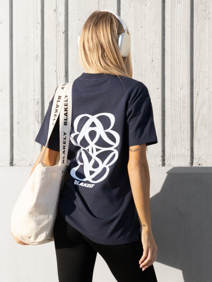 Iris Oversized T-Shirt - True Navy