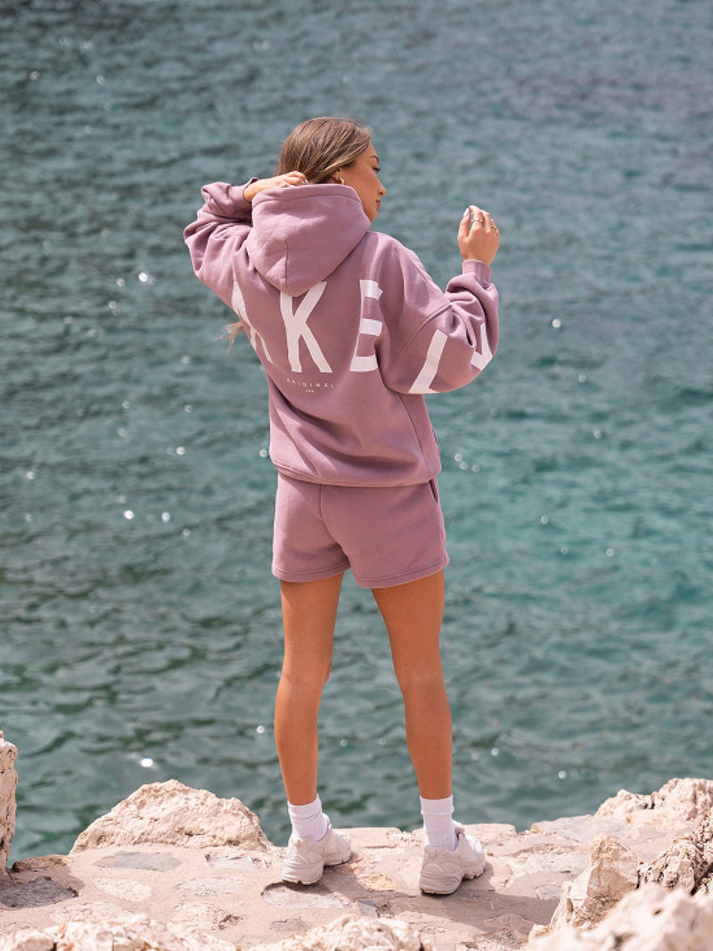 Isabel Oversized Hoodie - Dusty Pink